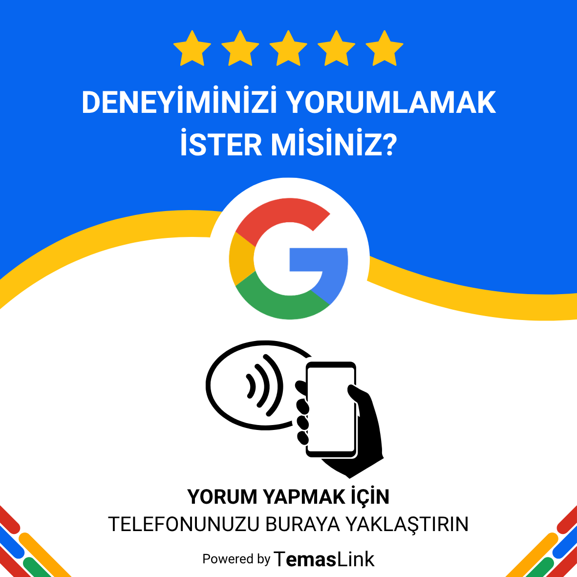 Google Yorum Standı